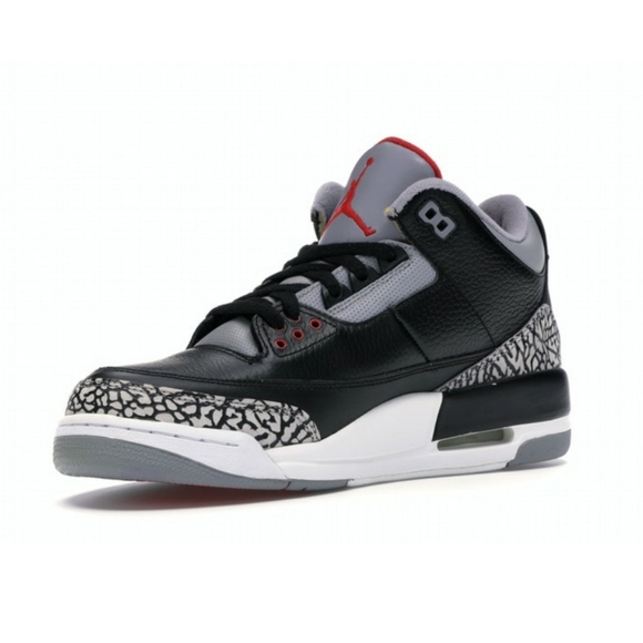 Men's Jordan 3 Retro Black Cement 2008 - Picture 8 of 9